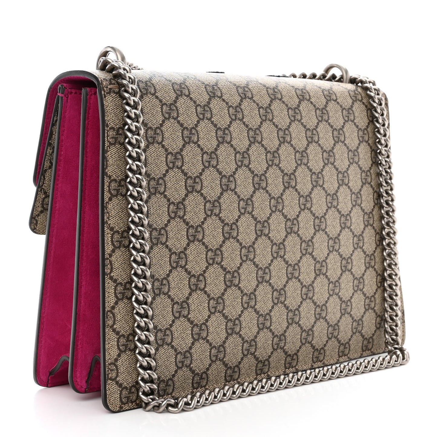GG Supreme Monogram L'Aveugle Par Amour Embroidered Medium Dionysus Shoulder Bag Multicolor