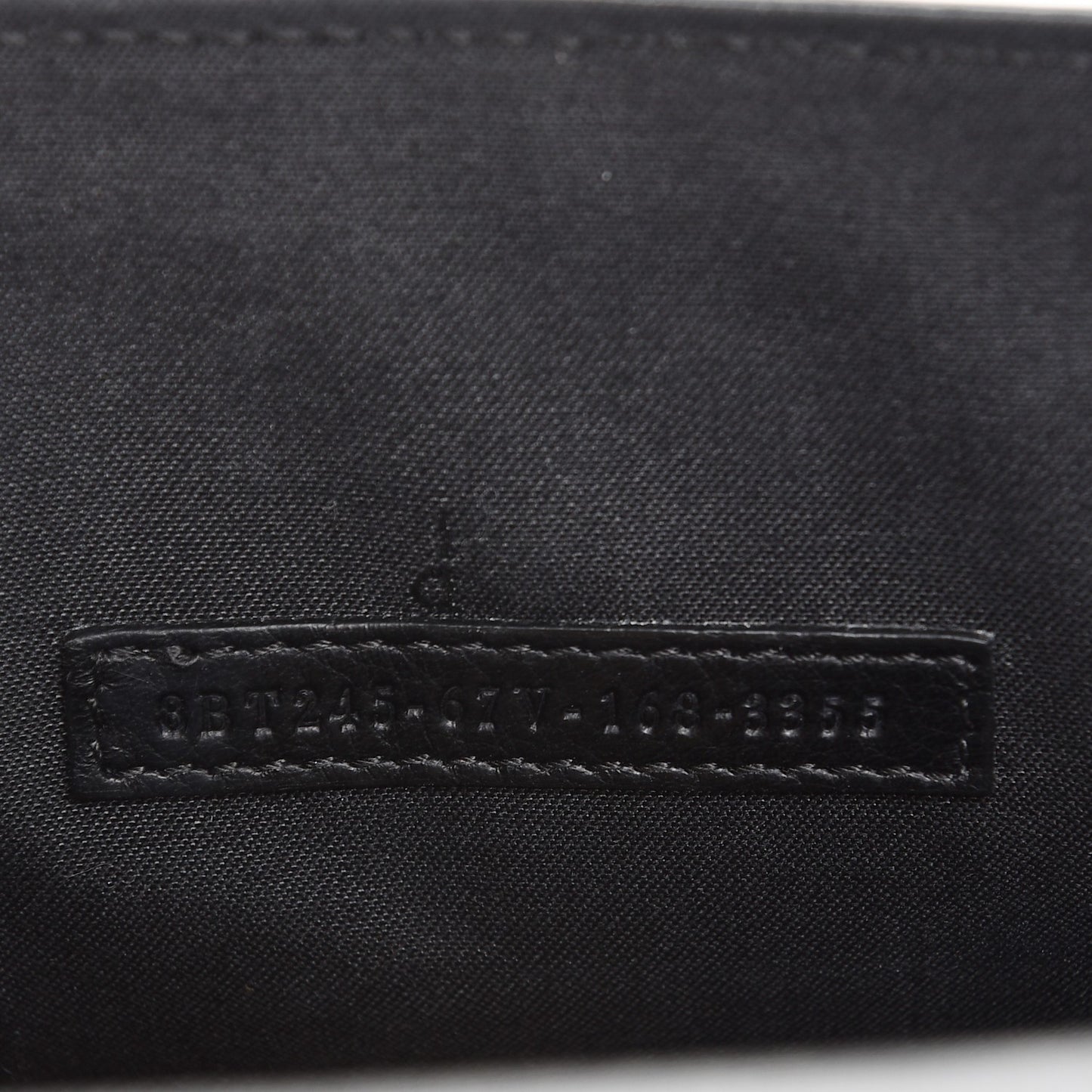 Vitello Elite Studded Monster Mini Demi Jour Shoulder Bag Black