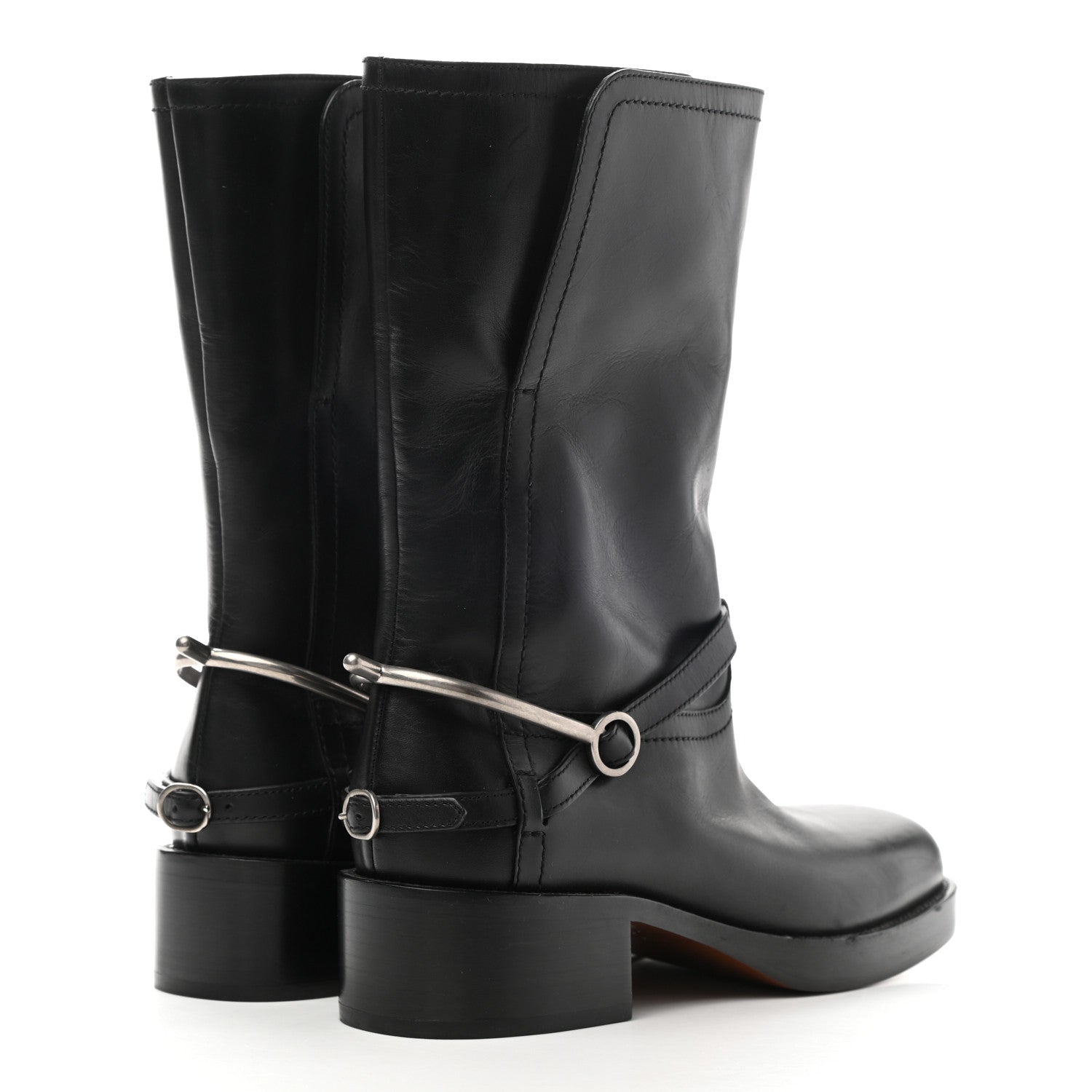 Christian Dior Soft Calfskin Diorider Boots 38 Black 4 of 10