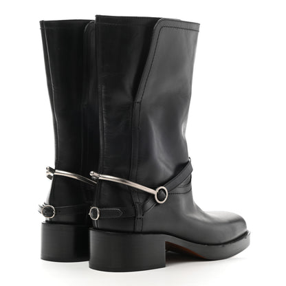 Christian Dior Soft Calfskin Diorider Boots 38 Black 4 of 10