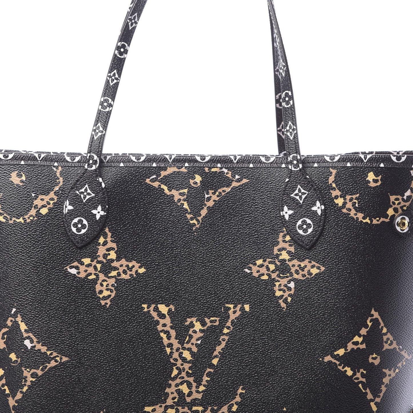 Monogram Giant Jungle Neverfull MM Black