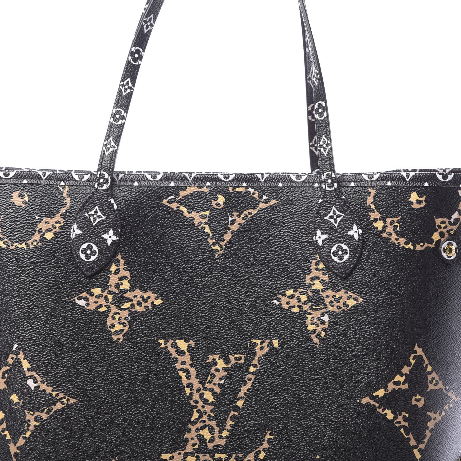 Louis Vuitton Monogram Giant Jungle Neverfull MM Black 8 of 10