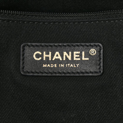 Chanel Mixed Fibers Calfskin Mini Deauville Tote Black 6 of 11