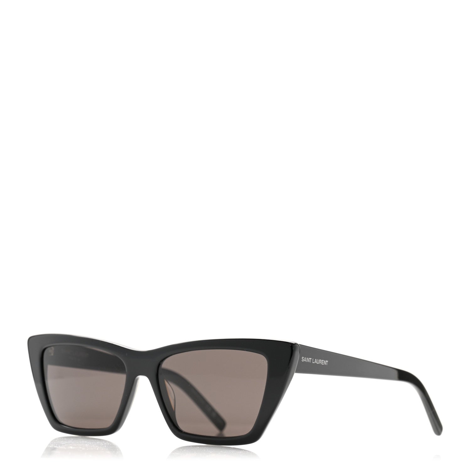 Saint Laurent Acetate Mica Cat Eye Sunglasses SL 276 Black 1 of 8