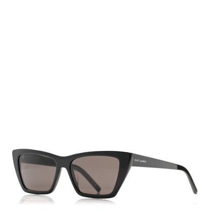 Saint Laurent Acetate Mica Cat Eye Sunglasses SL 276 Black 1 of 8