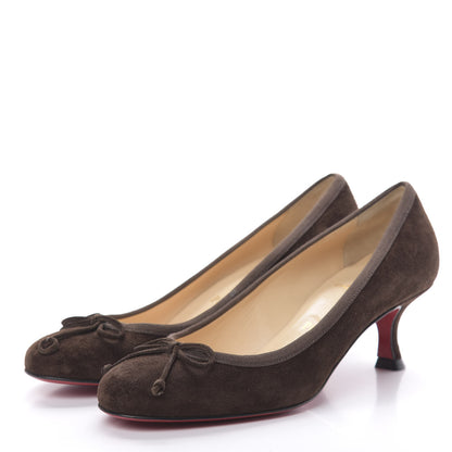 Christian Louboutin Suede Neo Mars 45 Pumps 36 Brown 3 of 7