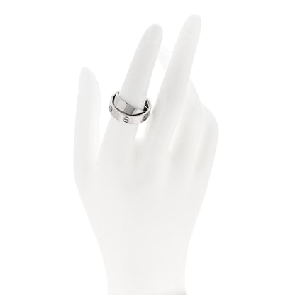 Cartier 18K White Gold 5.5mm Astro LOVE Ring 54 7 2 of 5
