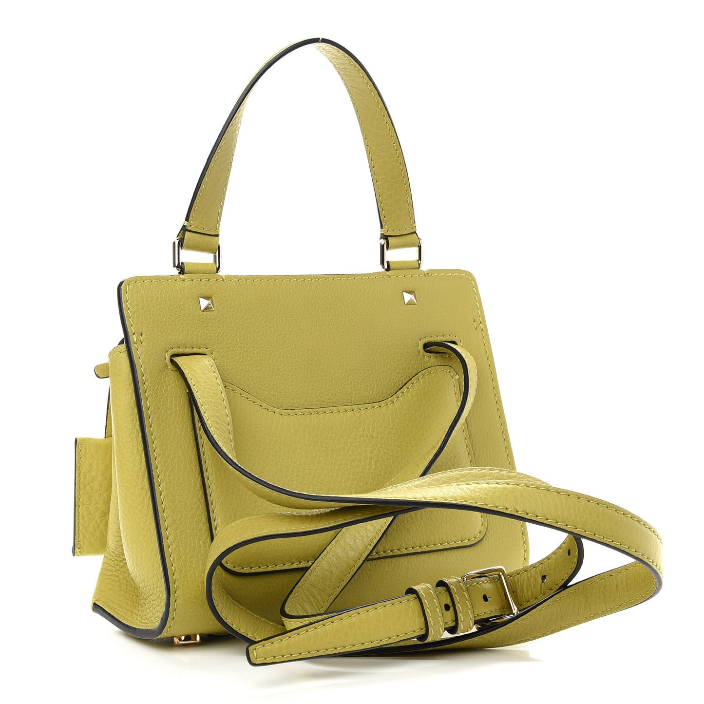 Pebbled Calfskin Small Joylock Satchel Certosa
