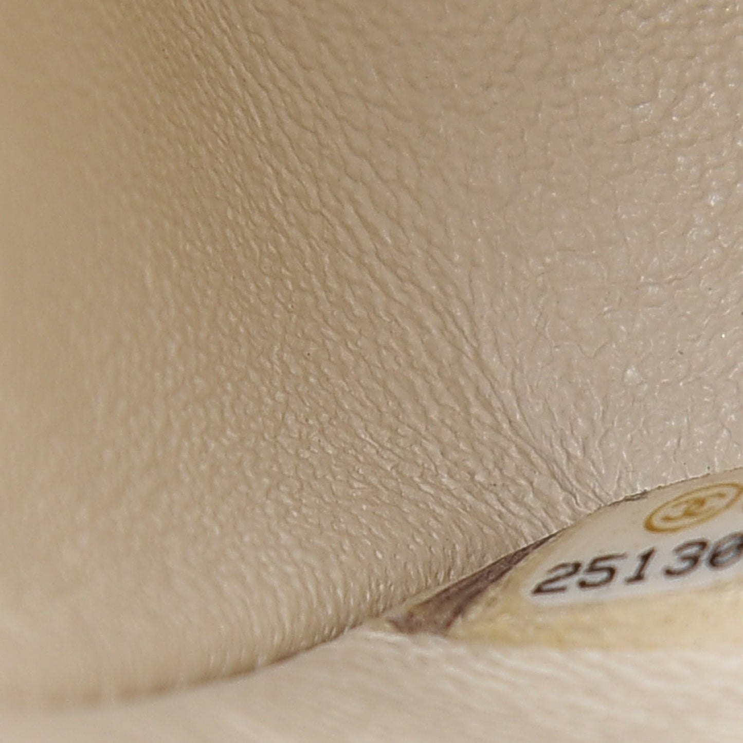 Caviar Quilted Medium Double Flap Light Beige