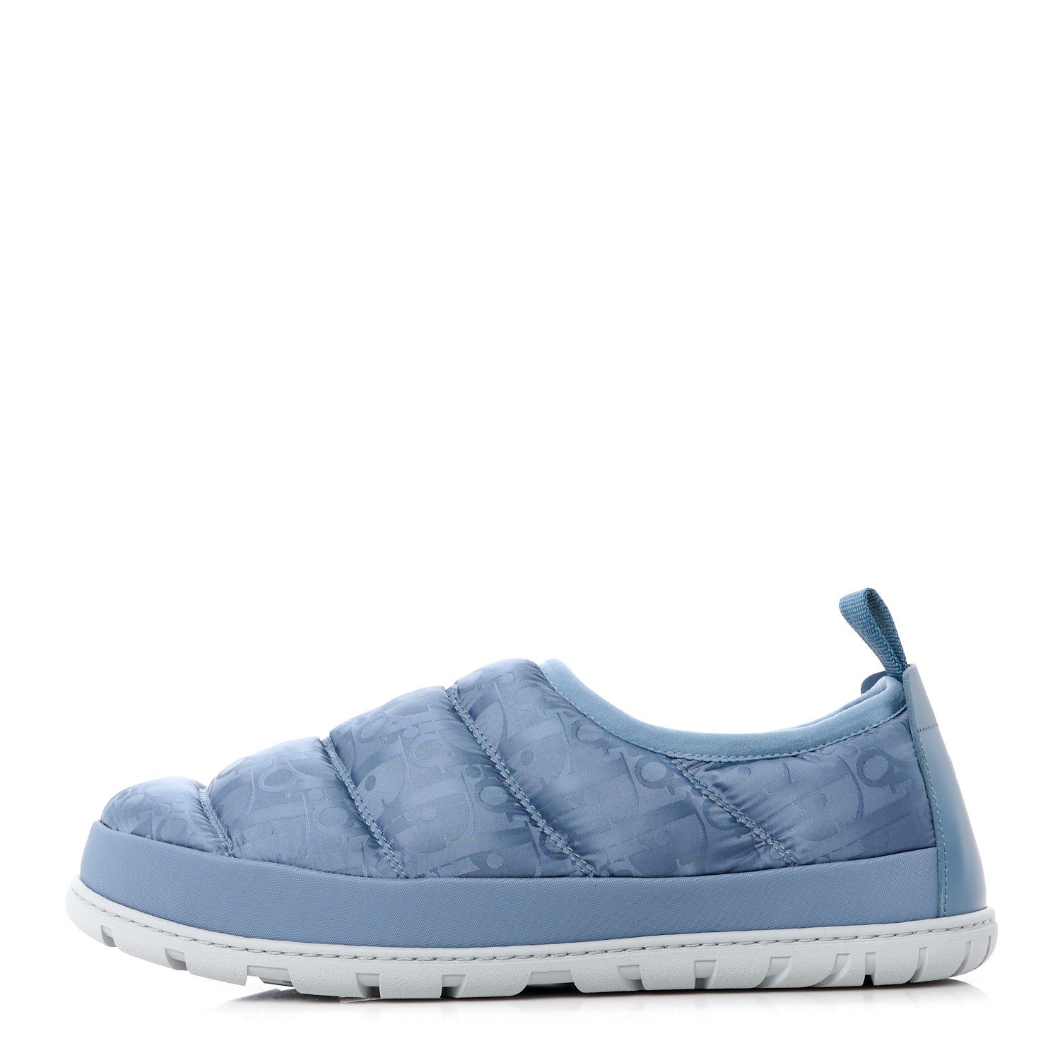 Christian Dior Nylon Oblique Mens Puffy Slippers 42 Blue 1 of 9