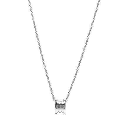 Bulgari 18K White Gold B.Zero1 Pendant Necklace 1 of 4