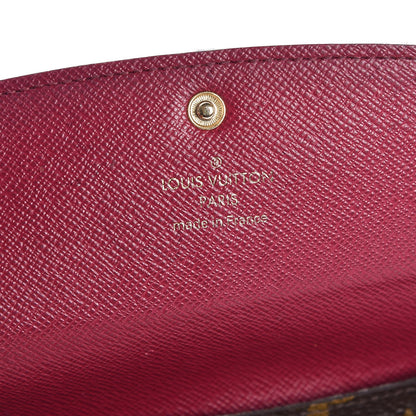 Louis Vuitton Monogram Emilie Wallet Fuchsia 6 of 9