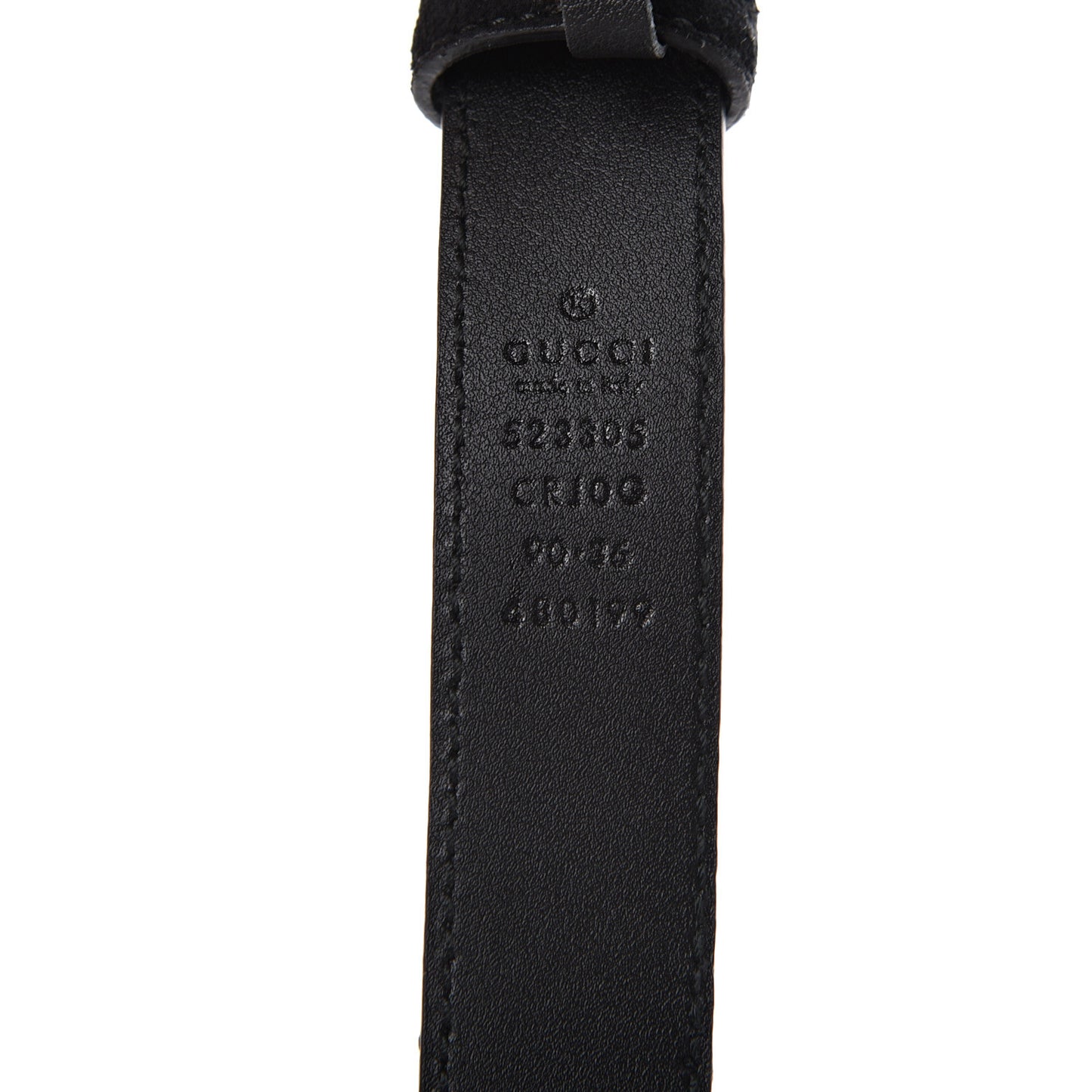 Suede Icaro G Cube 25mm Belt 90 36 Black