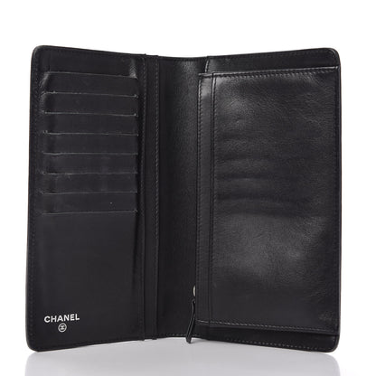 Chanel Caviar Sevruga Yen Wallet Black 5 of 10