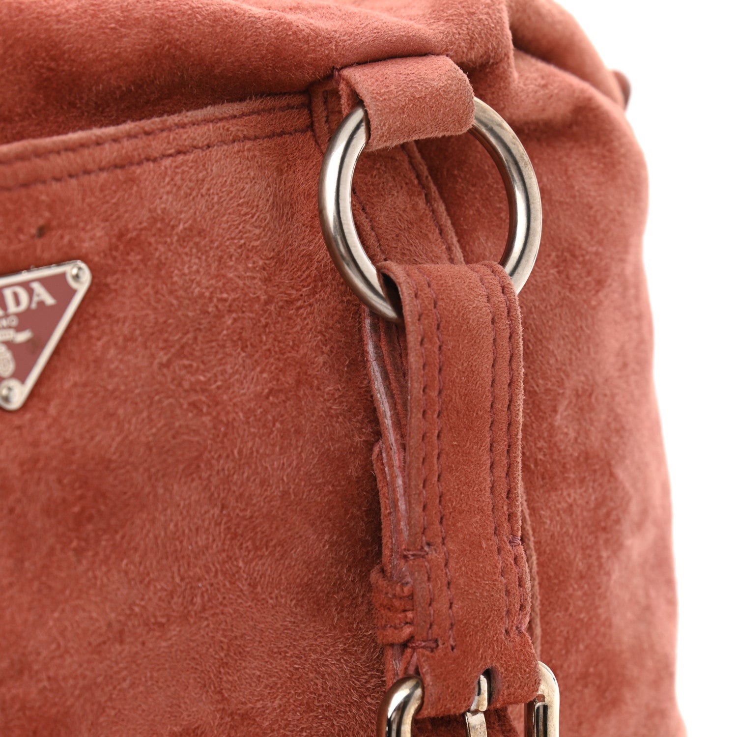 Prada Scamosciato Shoulder Bag Antico 10 of 12