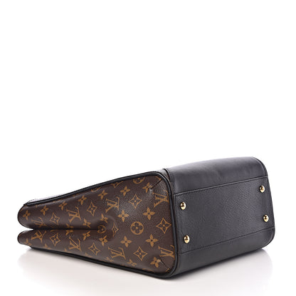 Louis Vuitton Calfskin Monogram Kimono Tote Black 4 of 9
