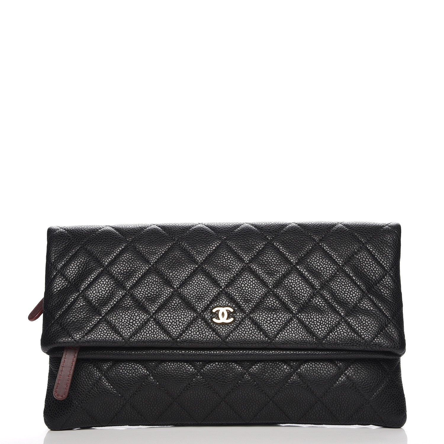 Chanel Caviar Quilted CC Beauty Clutch Black 1 of 8