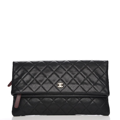 Chanel Caviar Quilted CC Beauty Clutch Black 1 of 8