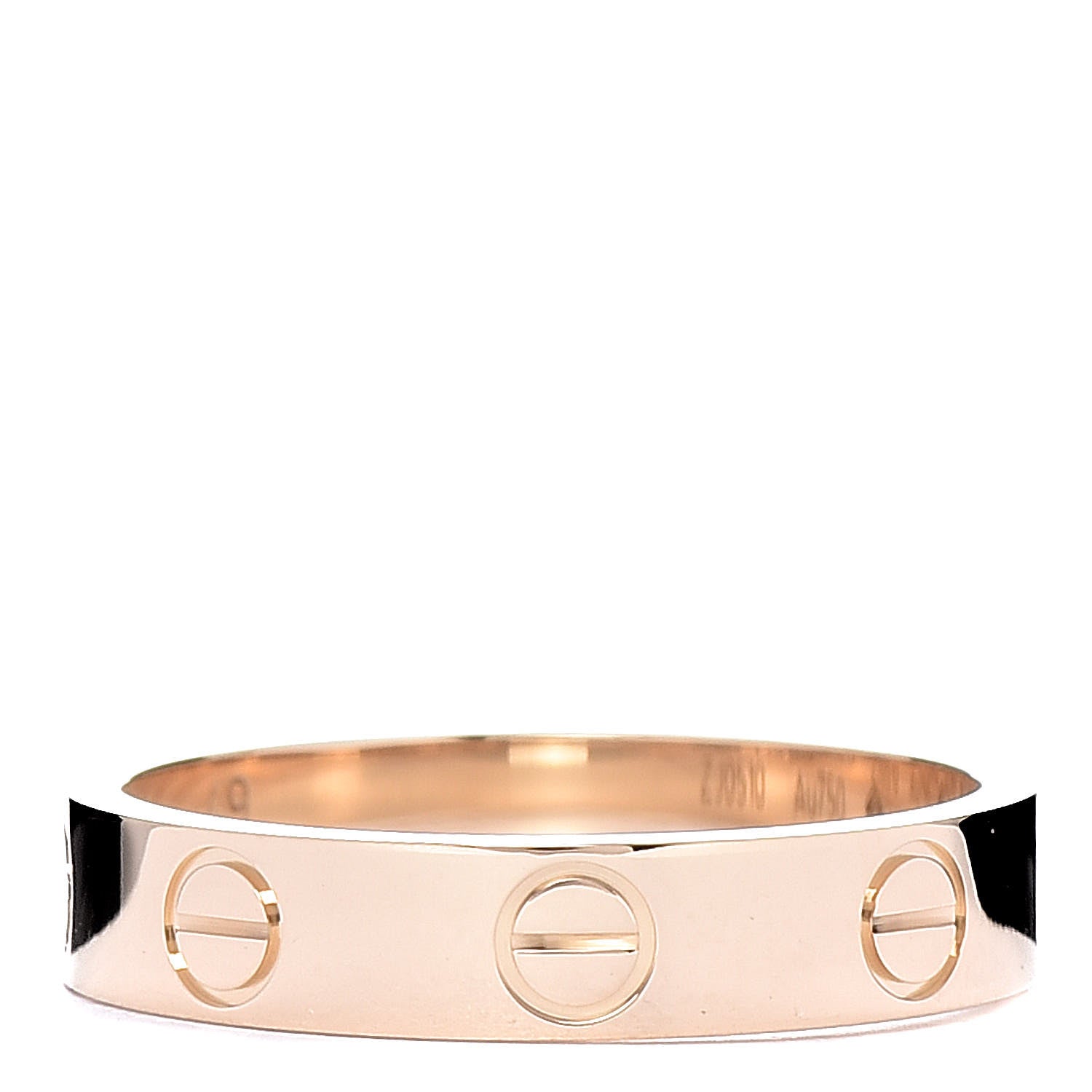 Cartier 18K Yellow Gold 3.5mm LOVE Wedding Band Ring 49 5 1 of 5
