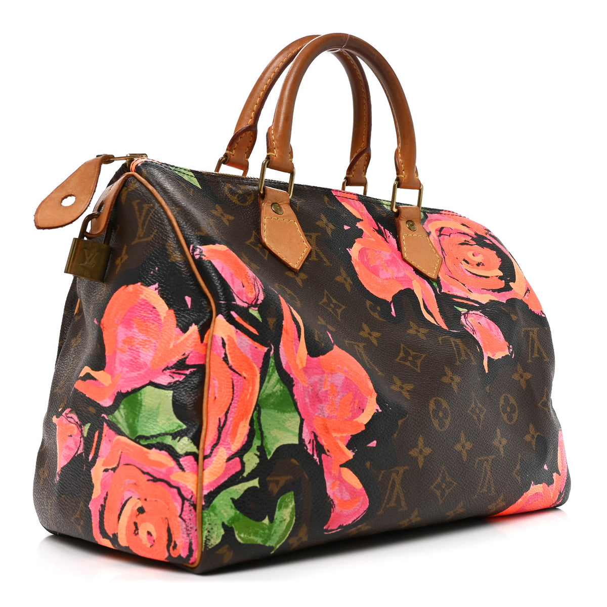 Louis Vuitton Monogram Roses Speedy 30 3 of 11