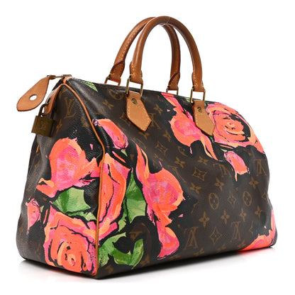 Louis Vuitton Monogram Roses Speedy 30 3 of 11