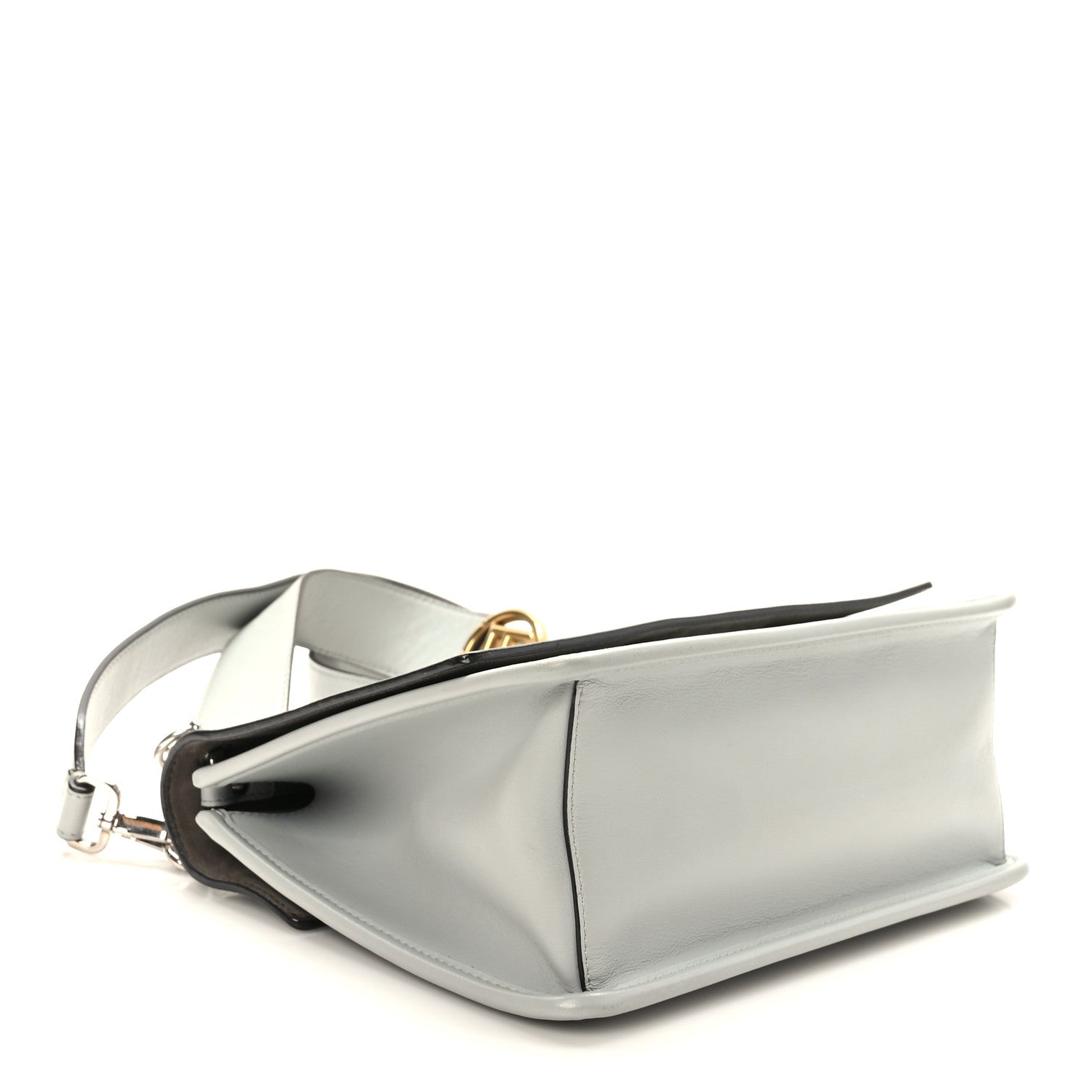 Fendi Vitello Century Opaco F is Fendi Kan I Shoulder Bag Grigio Perla 4 of 9
