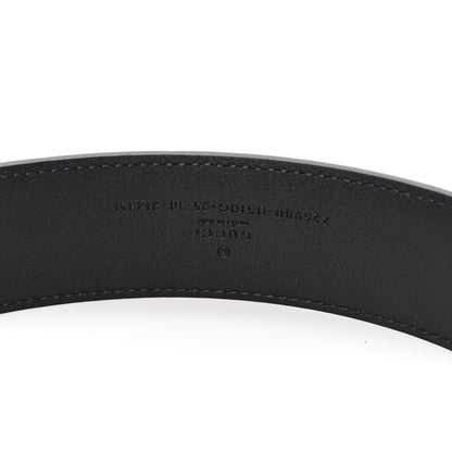 Gucci Ciny Calfskin Lux Torchon 35mm Belt 95 38 Black 3 of 4