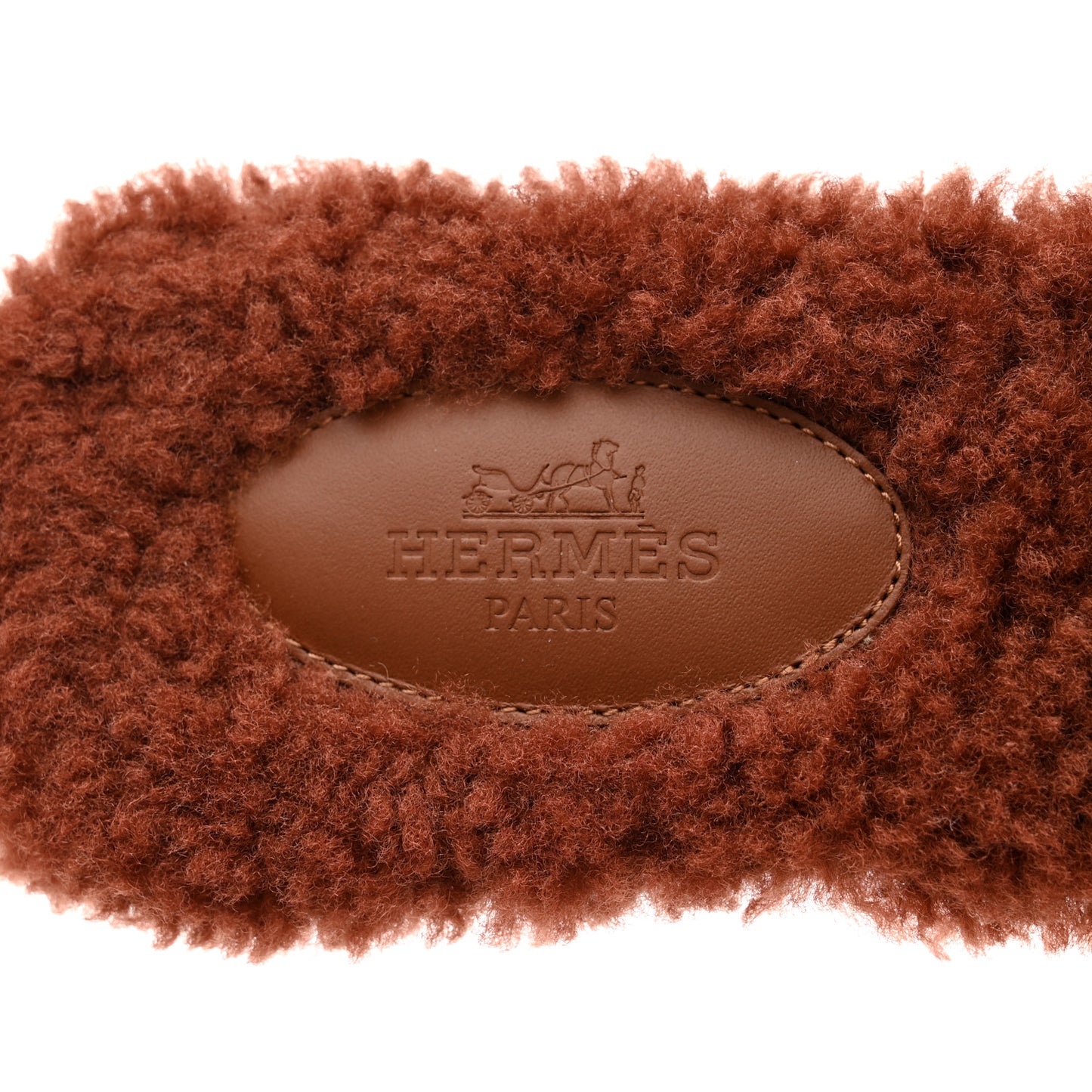 Woolskin Oran Sandals 37.5 Cognac
