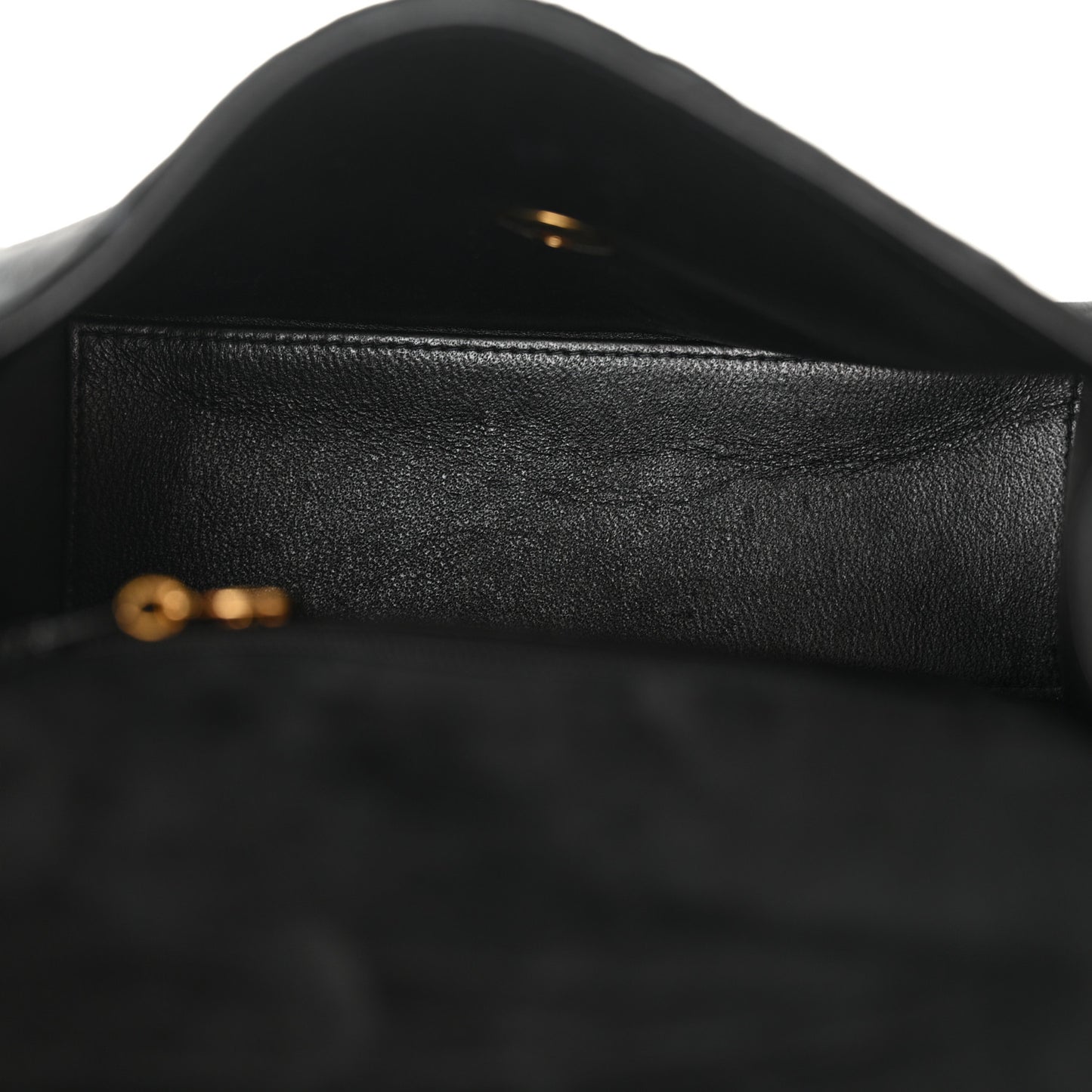 Suede Quilted Shoulder Bag Black