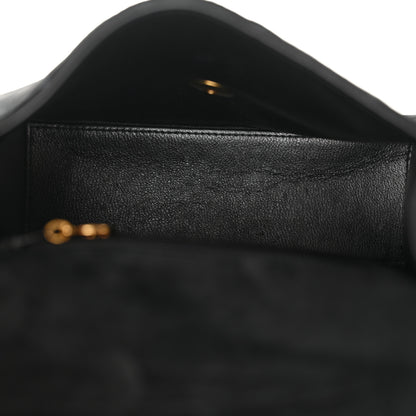 Chanel Suede Quilted Shoulder Bag Black 5 of 12