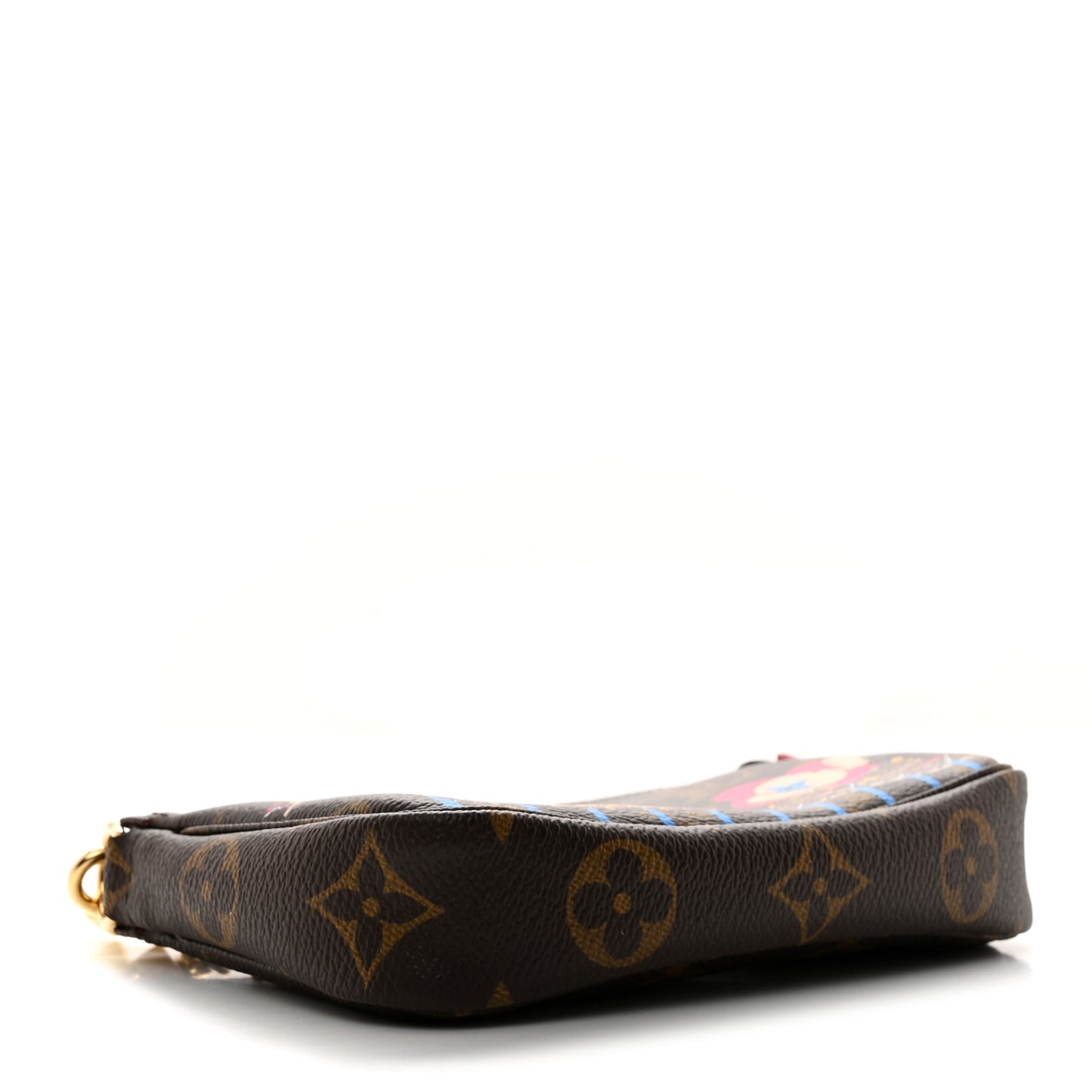 Monogram 2020 Christmas Animation Roller Coaster Mini Pochette Accessories Pivoine