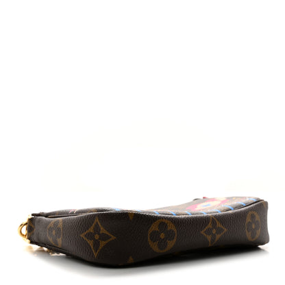 Louis Vuitton Monogram 2020 Christmas Animation Roller Coaster Mini Pochette Accessories Pivoine 4 of 9