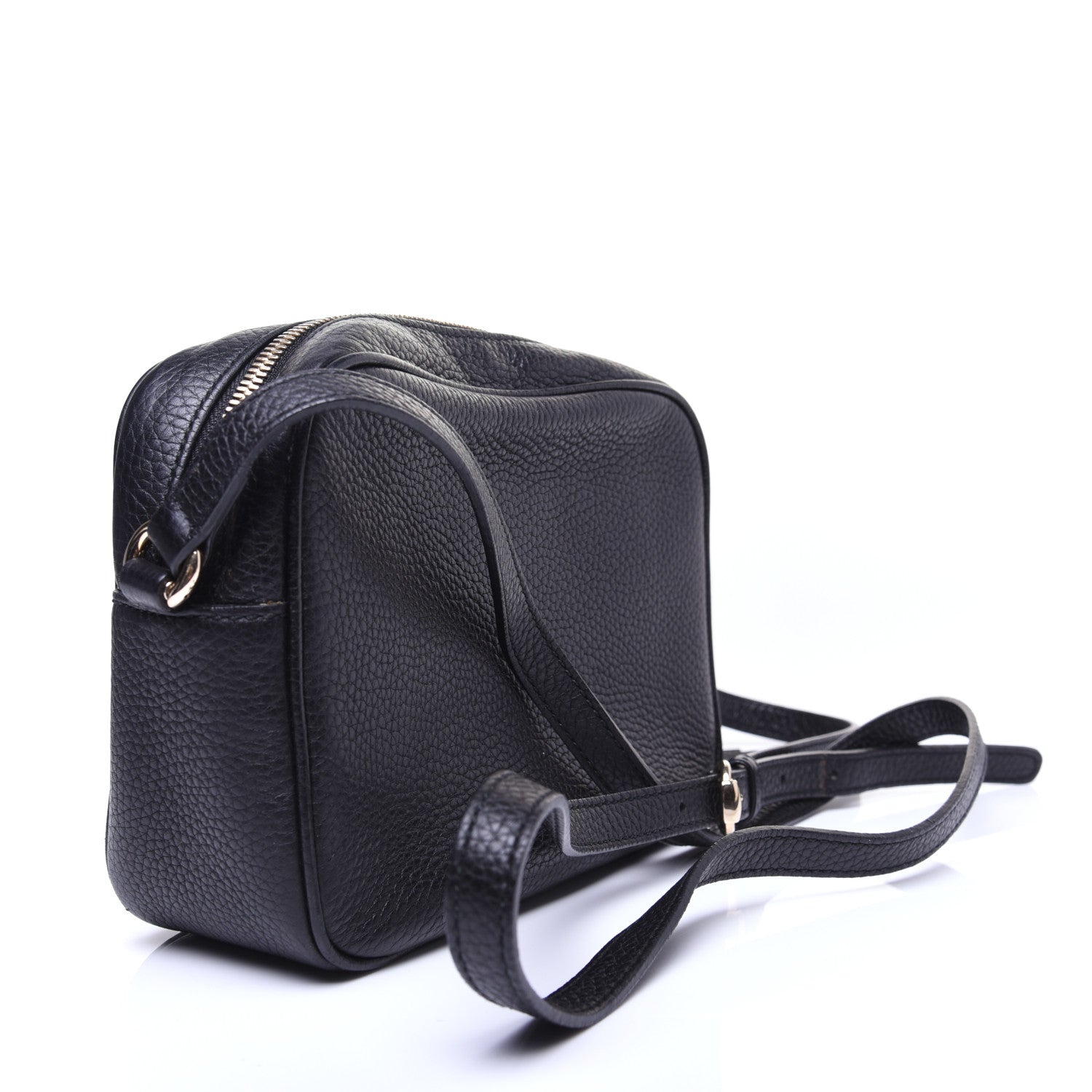 Gucci Pebbled Calfskin Small Soho Disco Bag Black 3 of 12