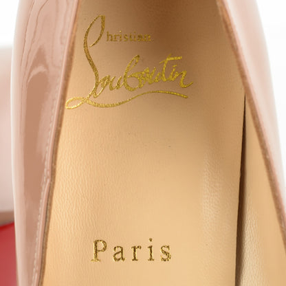 Christian Louboutin Patent Pigalle 85 Pumps 38.5 Nude 7 of 7