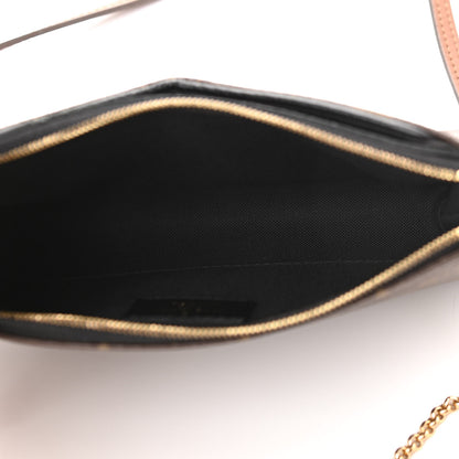 Louis Vuitton Monogram Pallas Clutch Black 5 of 11