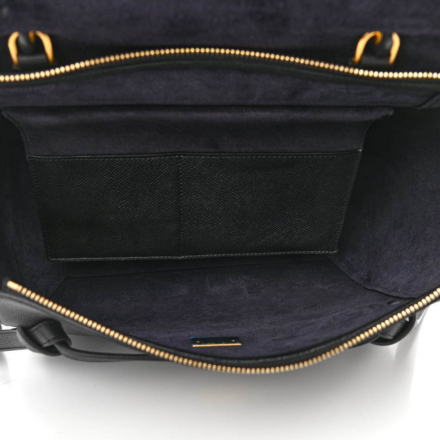 Grained Calfskin Mini Belt Bag Black