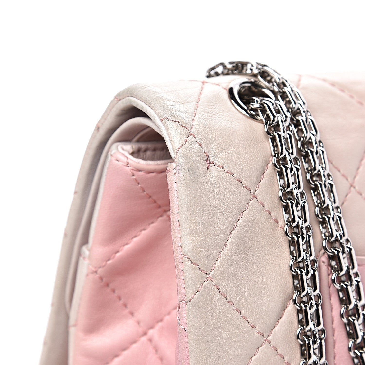 Chanel Lambskin Degrade Quilted 2.55 Reissue 227 Flap Pink 11 of 21