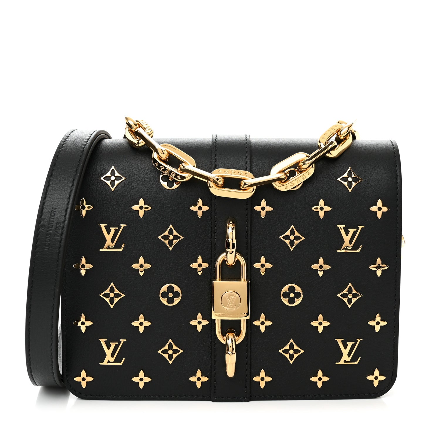 Calfskin Monogram Metal Rendez-Vous Black
