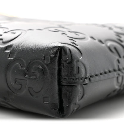 Gucci Guccissima Signature Wrist Wallet Black 10 of 10