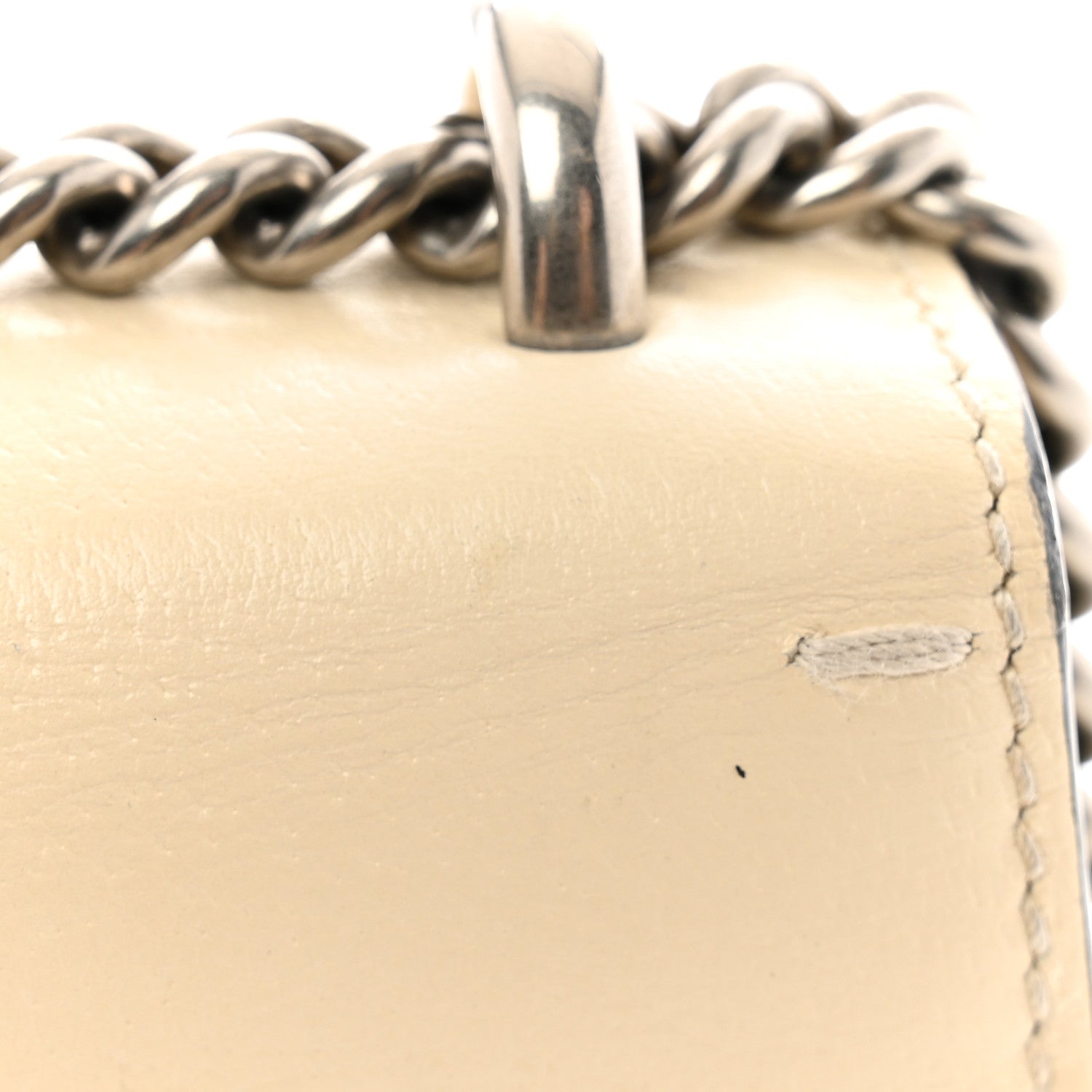 Gucci Textured Calfskin Crystal Mini Dionysus Shoulder Bag Mystic White 14 of 18