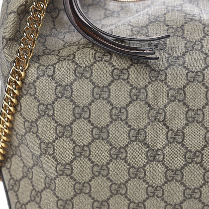 Gucci GG Supreme Monogram Large Linea A Hobo Light Brown 12 of 12