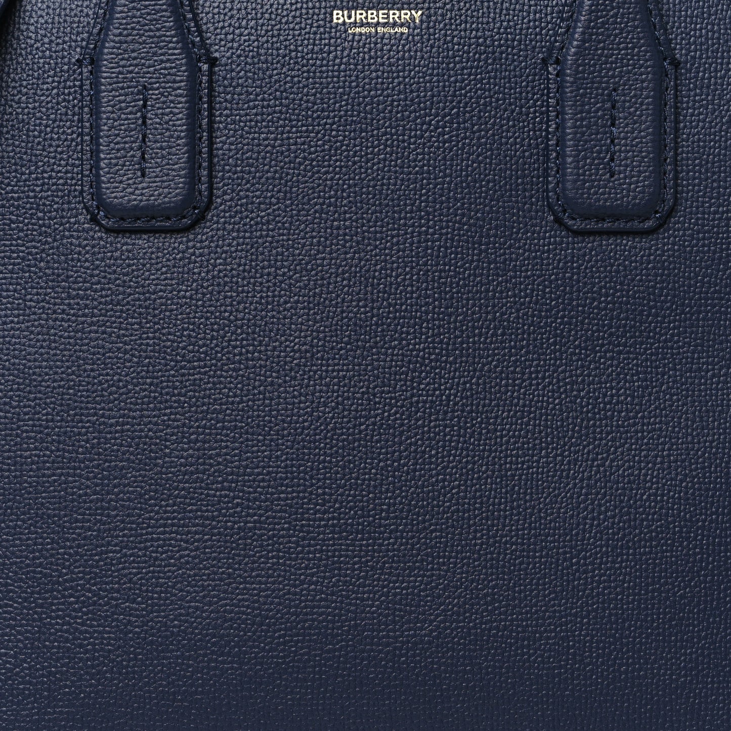 Derby Calfskin Vintage Check Medium Banner Tote Regency Blue