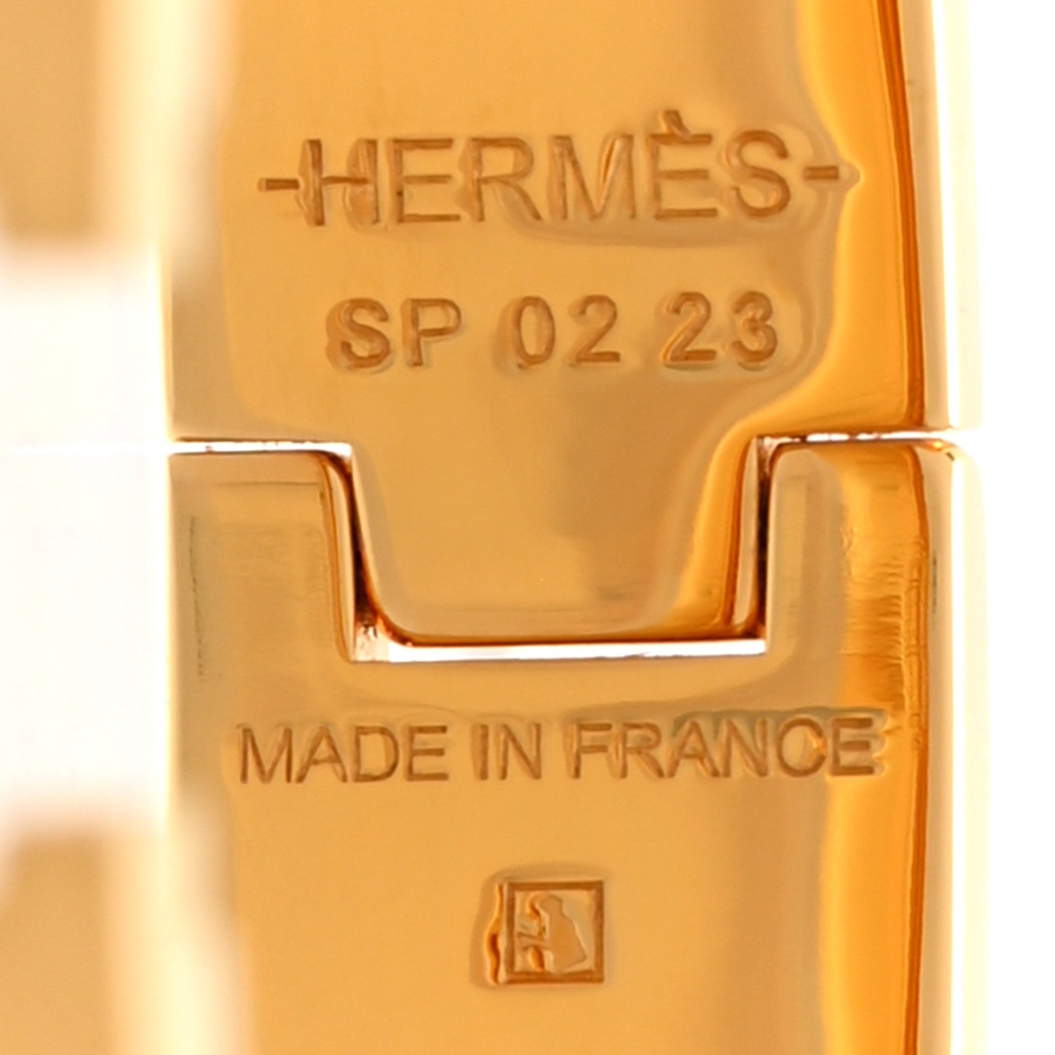 Hermes Enamel Narrow Clic Clac H Bracelet GM Ultramarine 4 of 6