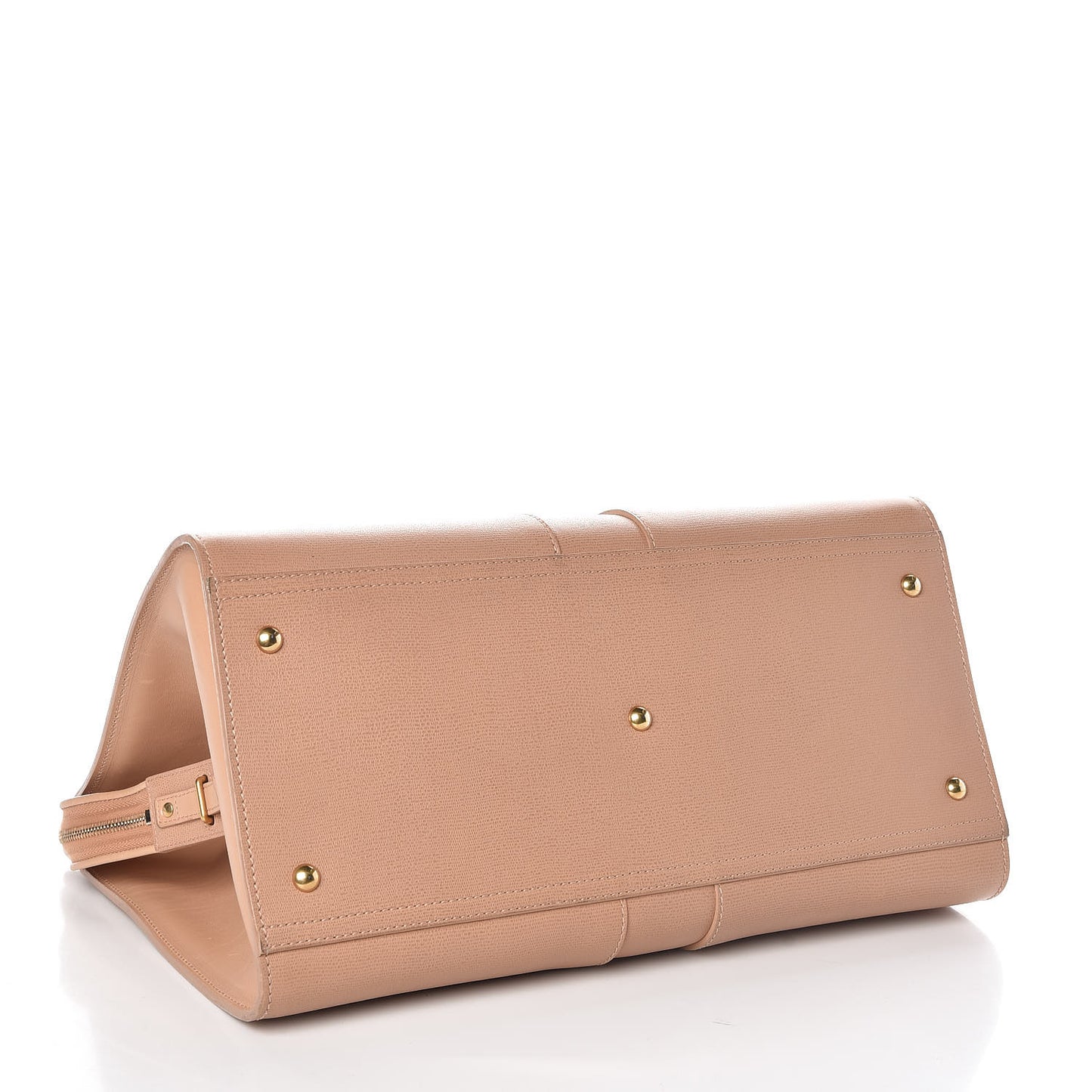 Textured Calfskin Large Cabas ChYc Beige
