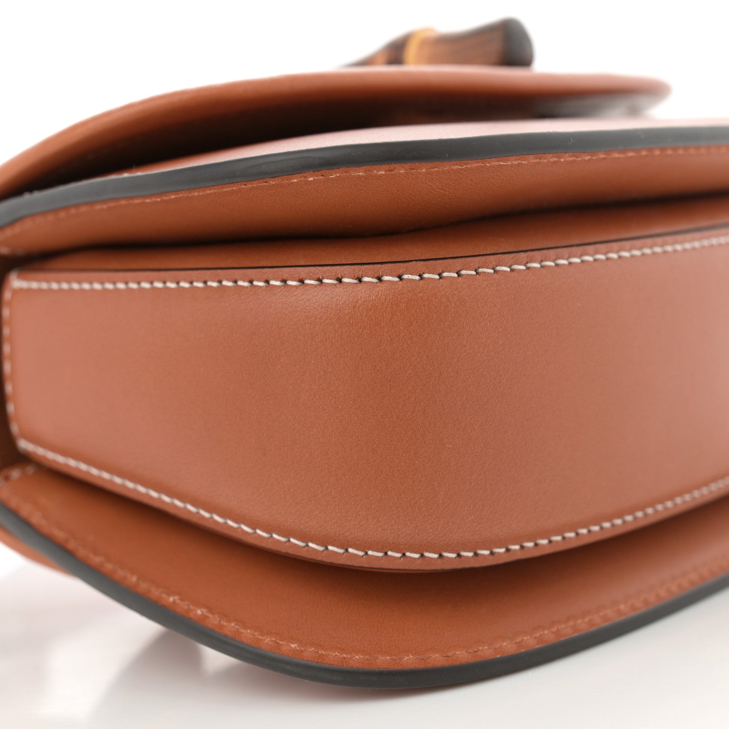 Gucci Calfskin Bamboo Mini 1947 Belt Bag 85 34 Brown 9 of 11