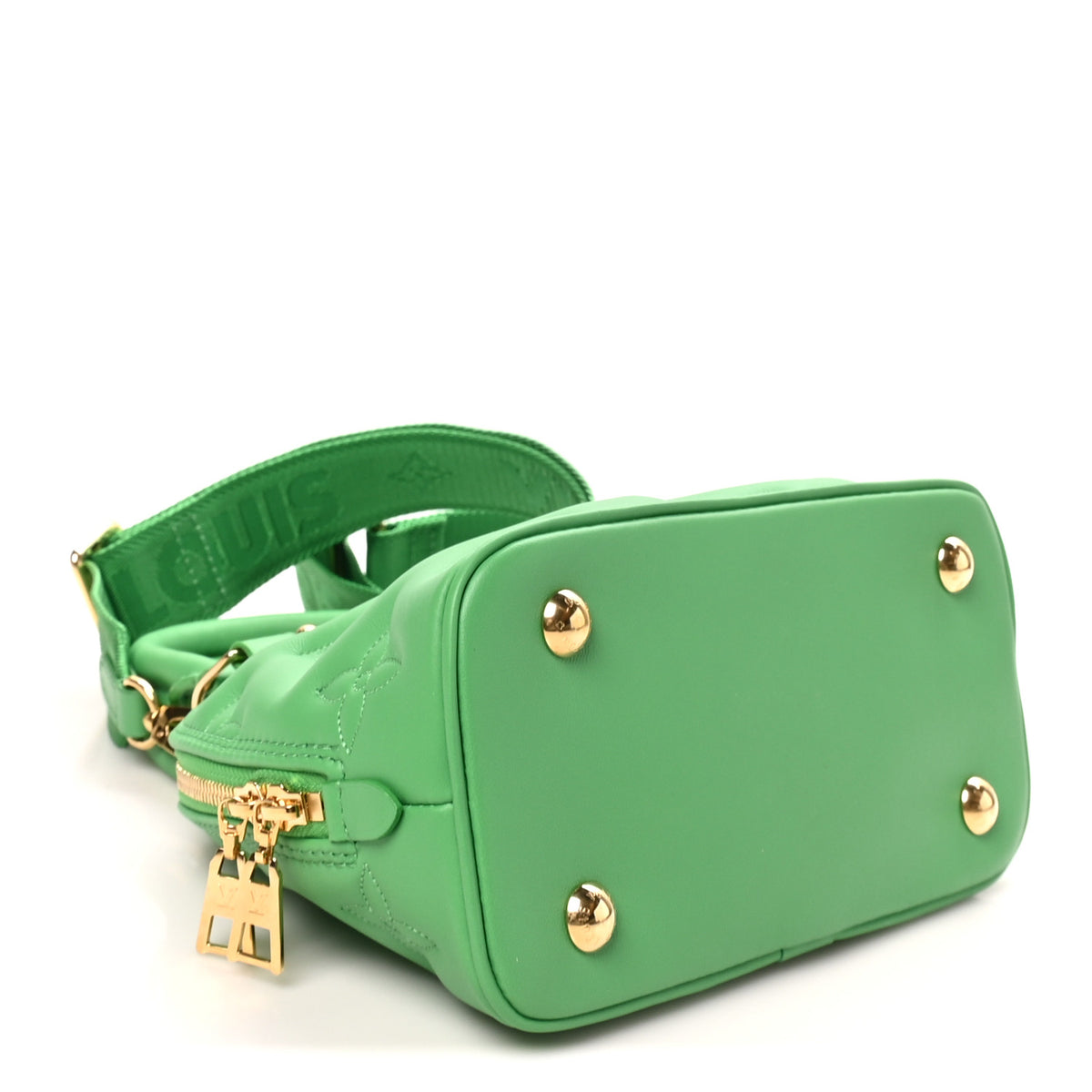 Calfskin Bubblegram Alma BB Basilic