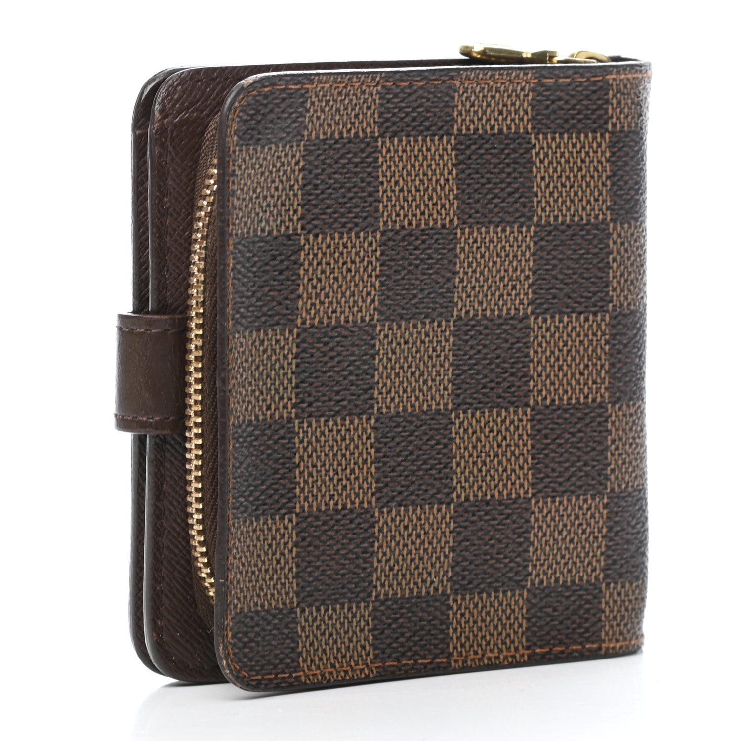 Louis Vuitton Damier Ebene Zippe Zipped Compact Wallet 3 of 10