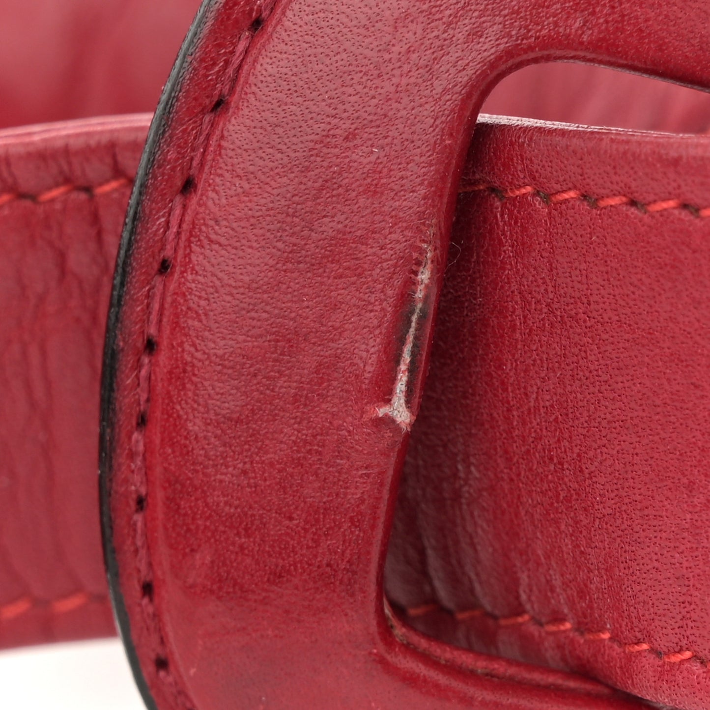 Lambskin Diamond Stitched Waist Chain Belt Flap Bag 70 28 Red