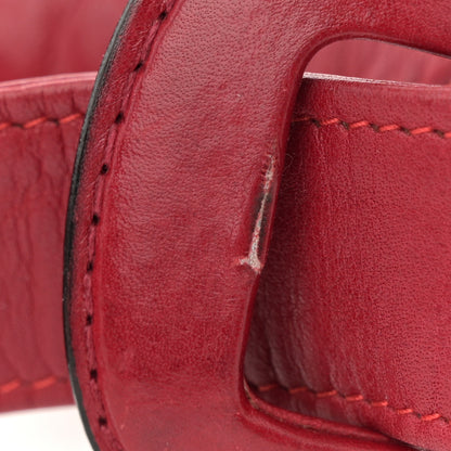 Chanel Lambskin Diamond Stitched Waist Chain Belt Flap Bag 70 28 Red 13 of 14