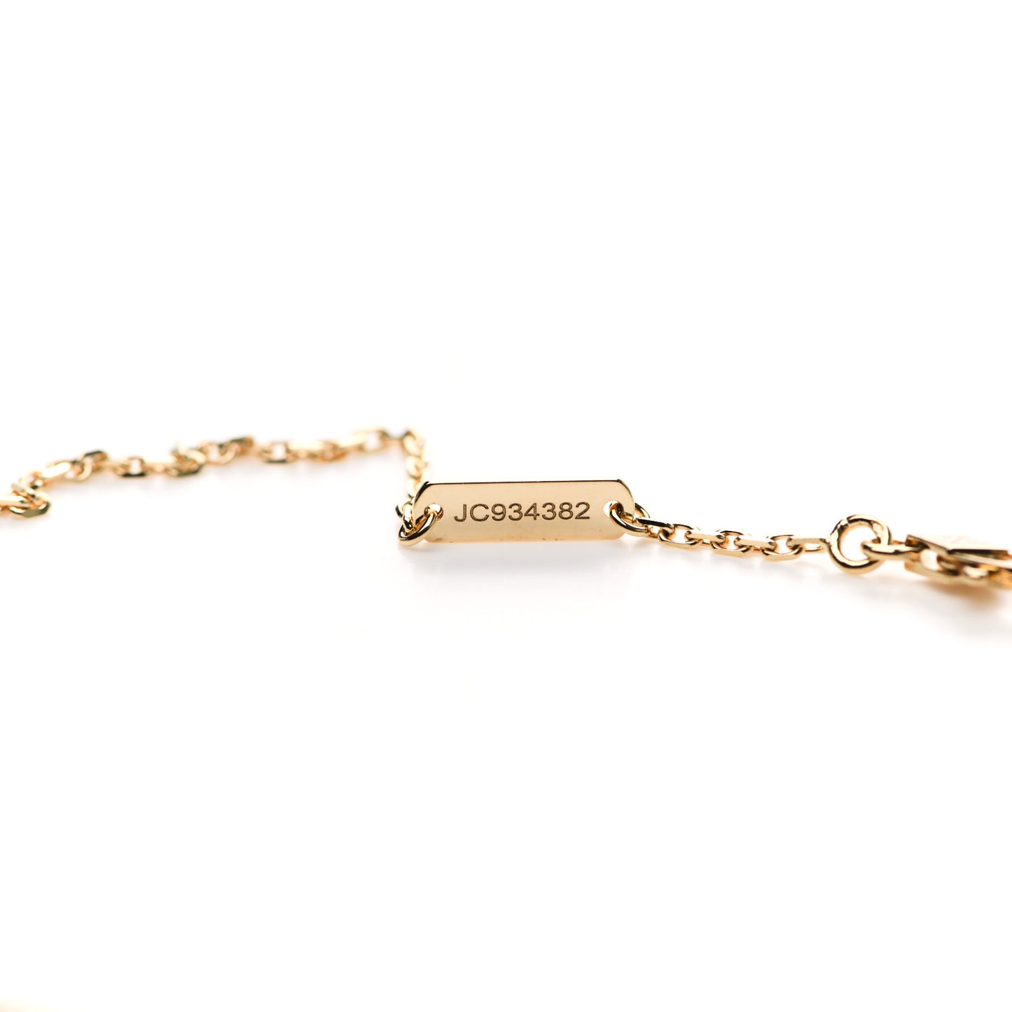 18K Yellow Gold Vintage Alhambra Pendant Necklace